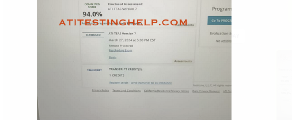 TEAS SCORE 94.7% Pass rate. Hire us to take your TEAS on your behalf. BOOK US TODAY-ATITESTINGHELP.COM BOOK US TO TAKE YOUR EXAMS NOW, ENTIRE ONLINE CLASS OR SINGLE ASSIGNMENT TASK FOR YOU